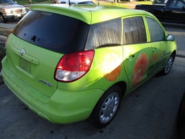 2003 TOYOTA MATRIX LIME GREEN 1.8L MT Z15092